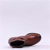 Rieker Low Heel Link Detail Ankle Boot - Cognac Leather